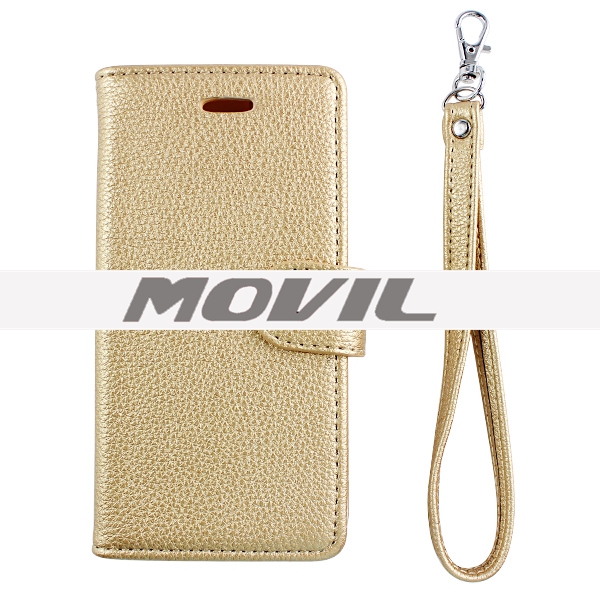 NP-2522 Cubierta de PU cuero Flip para iPhone 6 funda de cartera-0